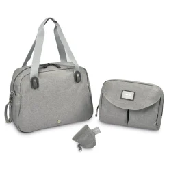 BÉABA Sacs À Langer*Sac à langer Genève Gris chiné Ardoise