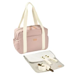 BÉABA Sacs À Langer*Sac à langer Paris Rose poudré Glaciergrey