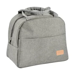 BÉABA Goûter Sain|Sacs Isotherme Bébé*Sac repas isotherme Gris chiné Heathergrey