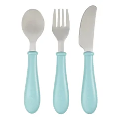 BÉABA Couverts Vaisselle Et Bavoirs*Set 3 couverts inox Bleu Airygreen
