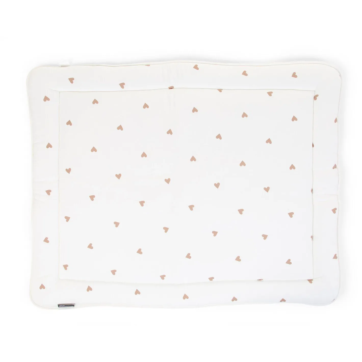 BÉABA Parcs Bébé Et Accessoires*Tapis De Parc - 75x95 Cm - Jersey + Mousseline - Hearts Marin