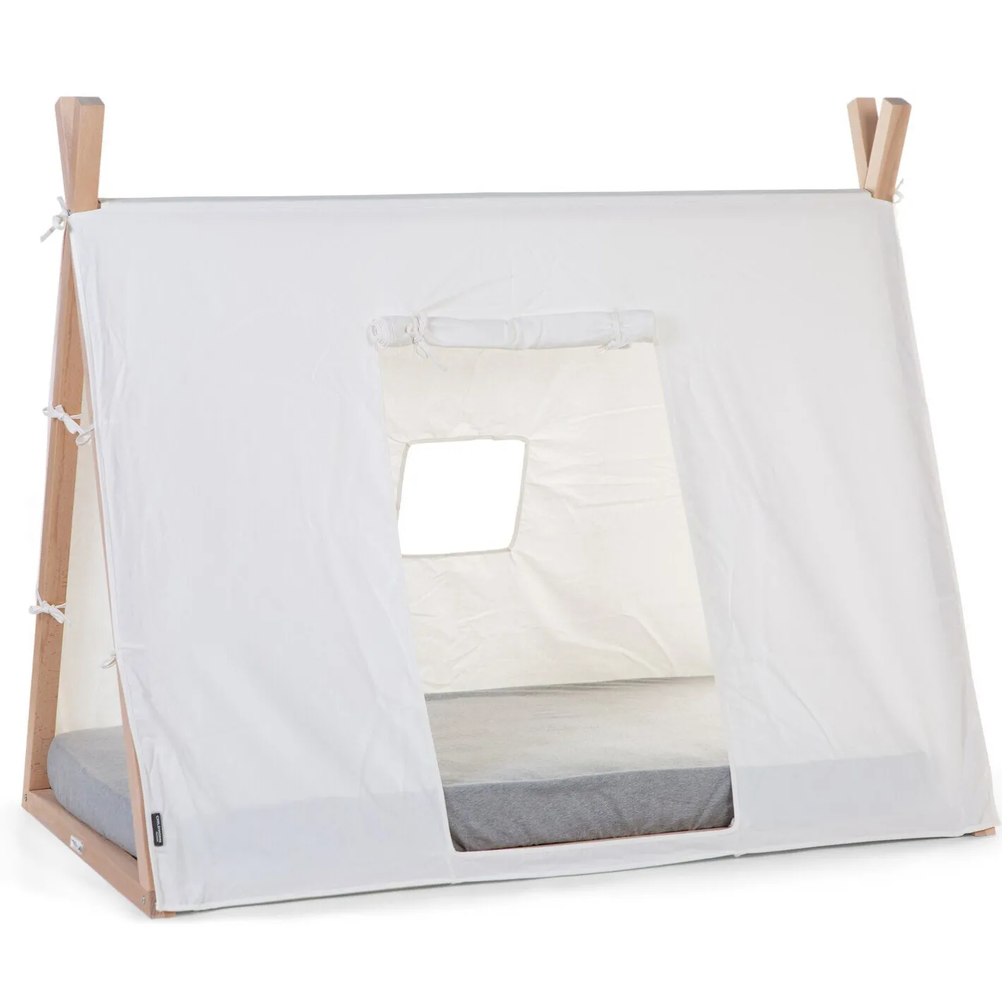 BÉABA Accessoires De Lit|Lits Tipi Et Cabanes*Toile Pour Lit Tipi - 70x140 Cm - Blanc Grey
