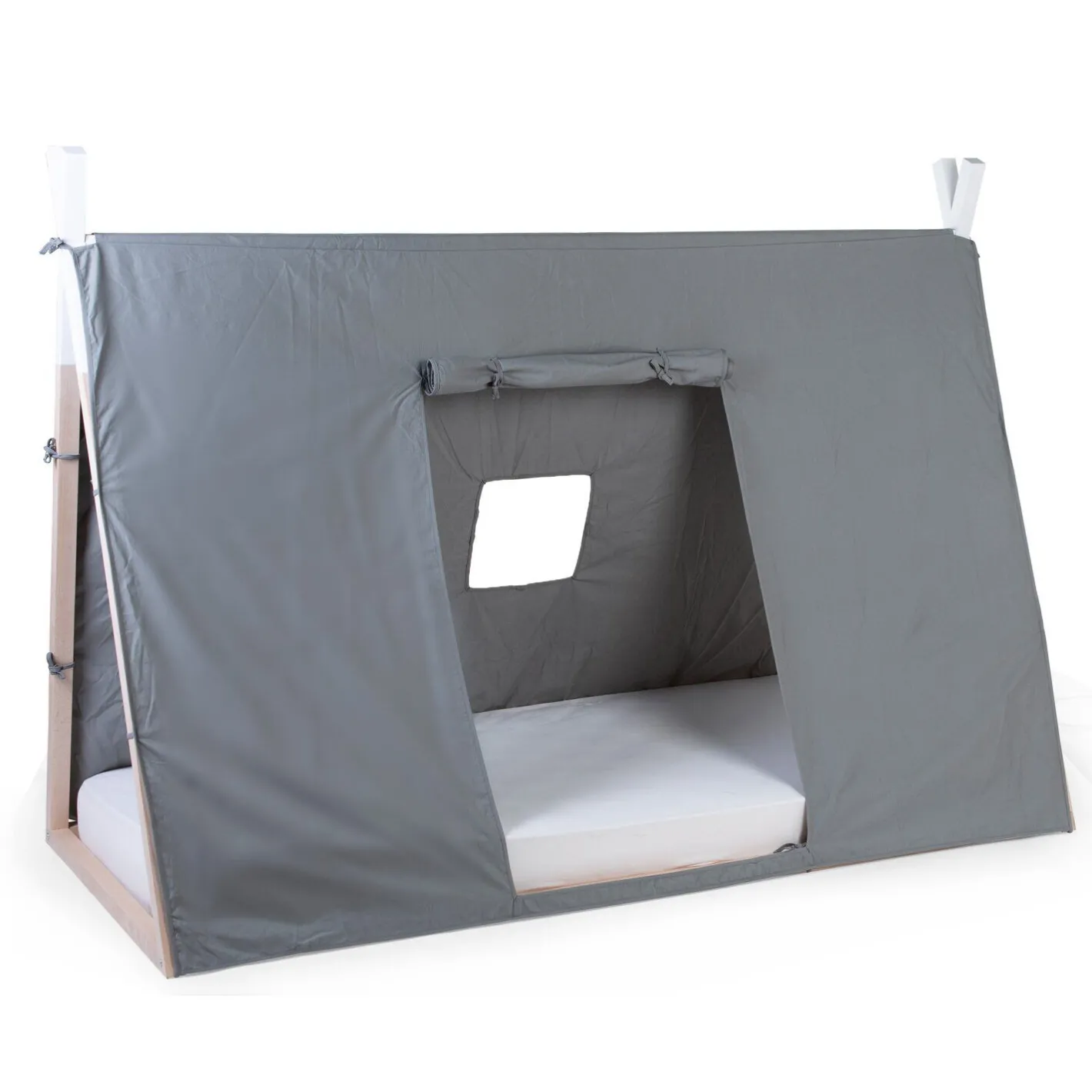 BÉABA Accessoires De Lit|Lits Tipi Et Cabanes*Toile Pour Lit Tipi - 90x200 Cm - Gris Grey